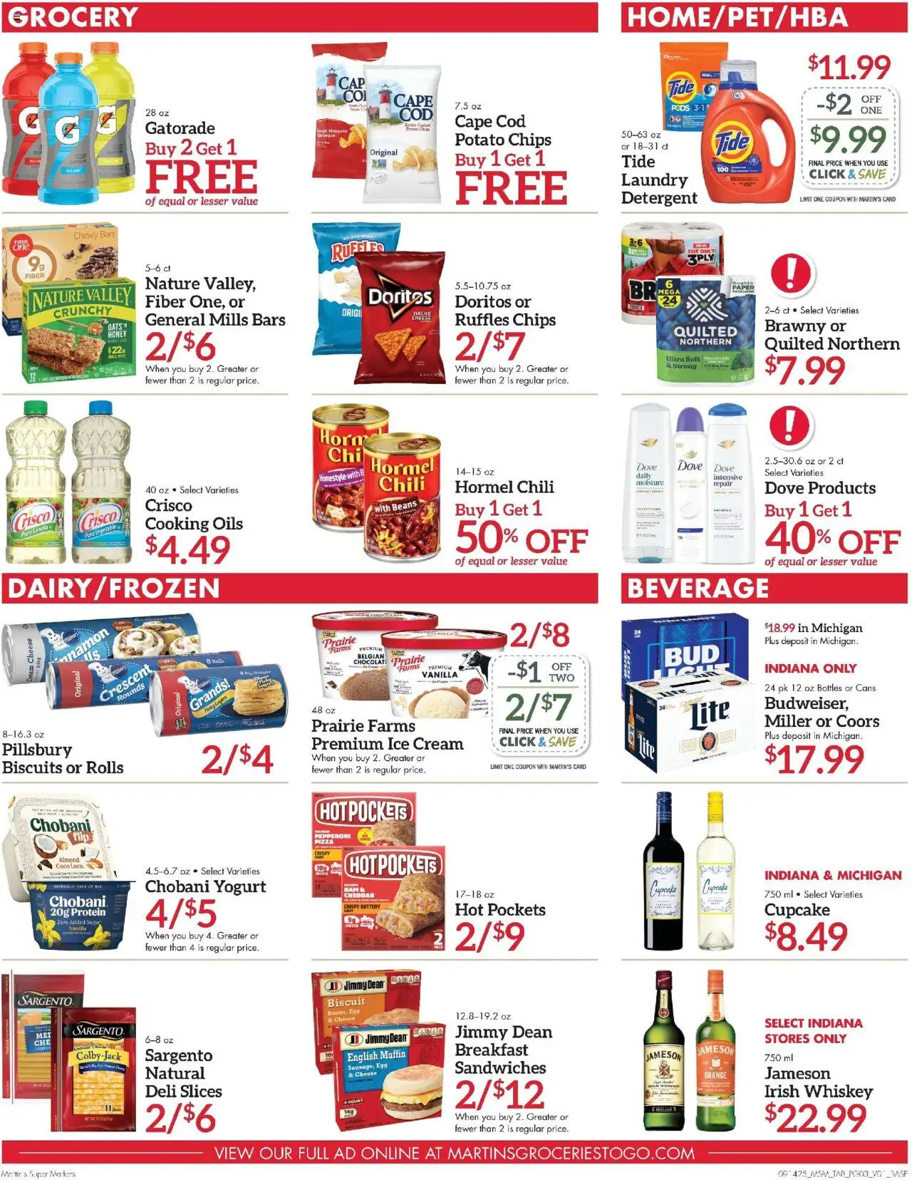 Martin’s Weekly Ad - valid from 14.09.2025 | Page: 3 | Products: Pizza, Cream, Sugar, Cupcake