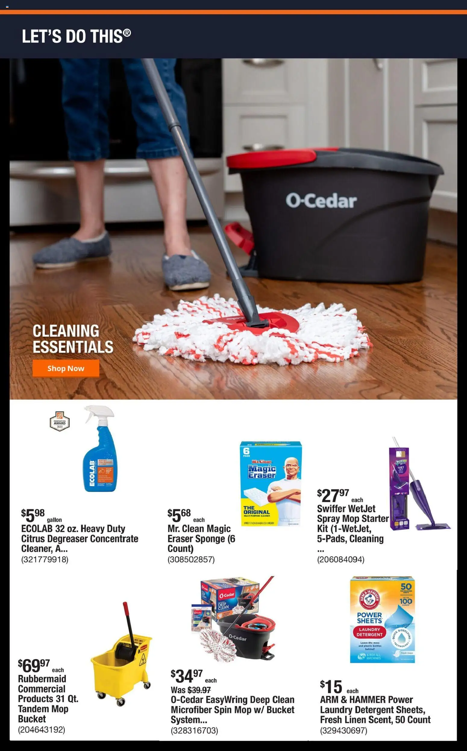 Home Depot Shop Pro Ad - FL - valid from 22.12.2025 | Page: 3 | Products: Hammer, Pads, Sponge, Starter