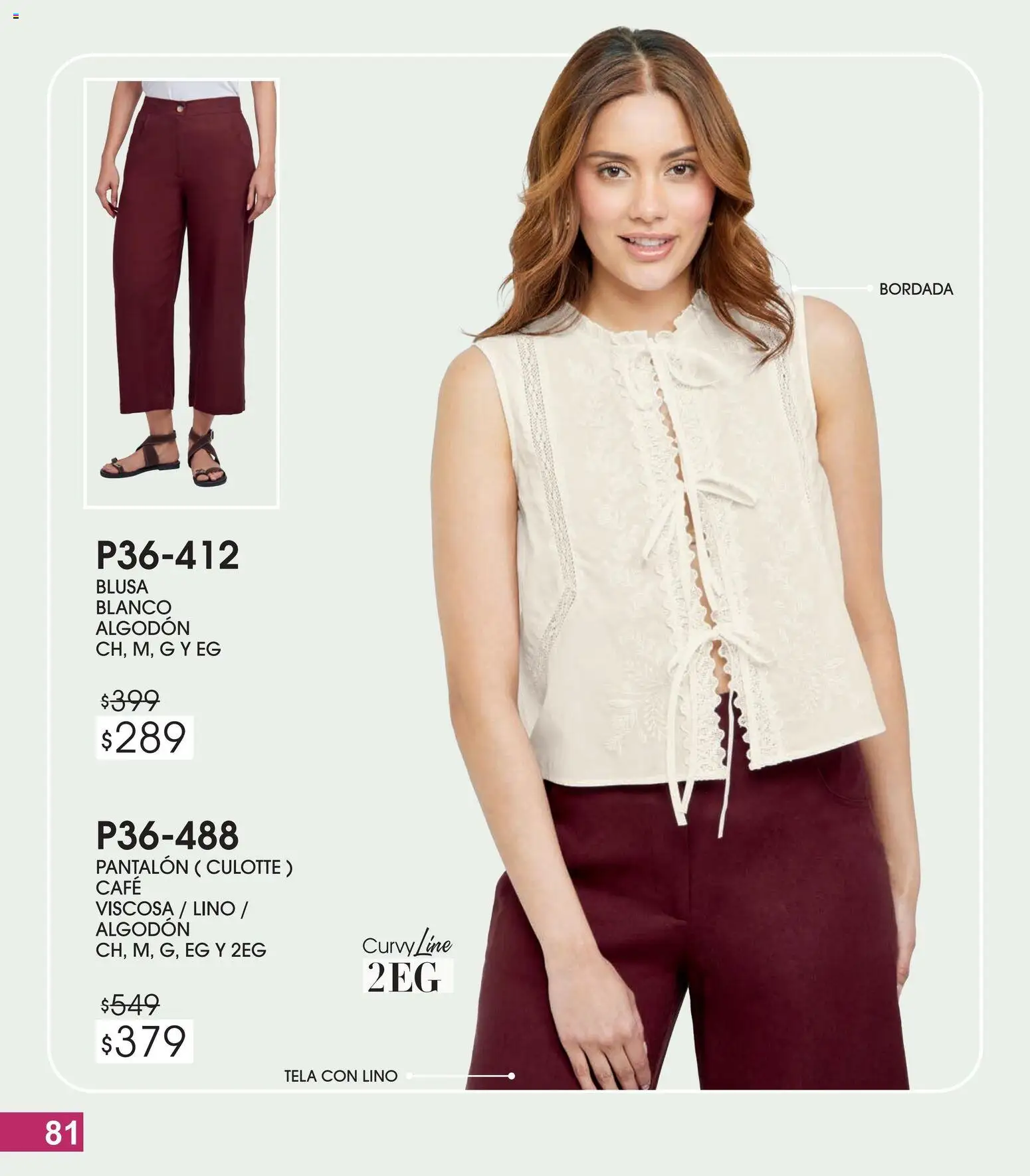 Nuevas ofertas de Cklass válidas en toda la República Mexicana desde el 13.02.2026. ¡Encuentra las mejores ofertas en Cklass catálogo Especial Fashionline! | Página: 82 | Productos: Blusa, Café, Algodón