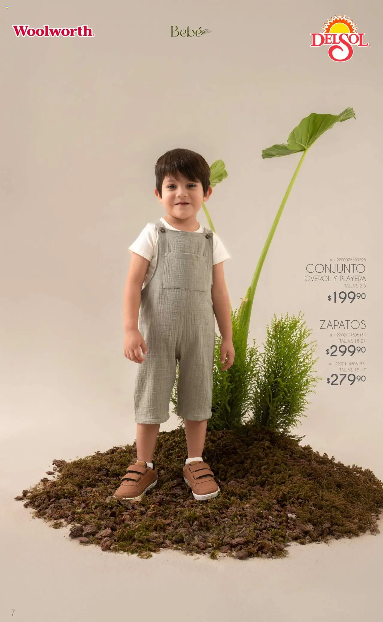 Nuevas ofertas de Del Sol y Woolworth válidas en toda la República Mexicana desde el 06.10.2025. ¡Encuentra las mejores ofertas en Del Sol y Woolworth catálogo Luce El Otoño en Tiendas ! | Página: 19 | Productos: Overol, Zapatos, Playera, Conjunto
