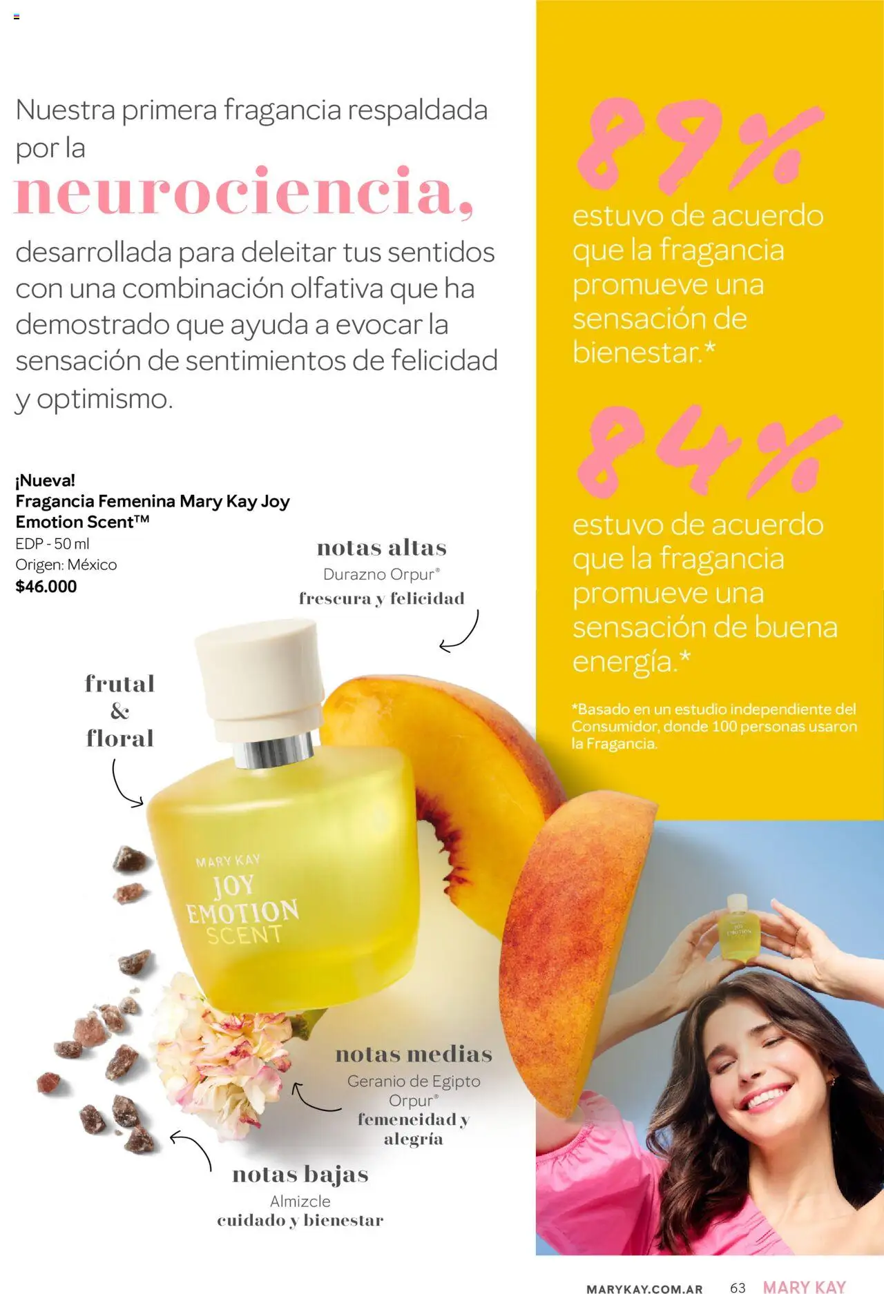 Mary Kay catálogo │ válido desde el 04.04.2025 | Página: 63 | Productos: Durazno, Fragancia, Medias