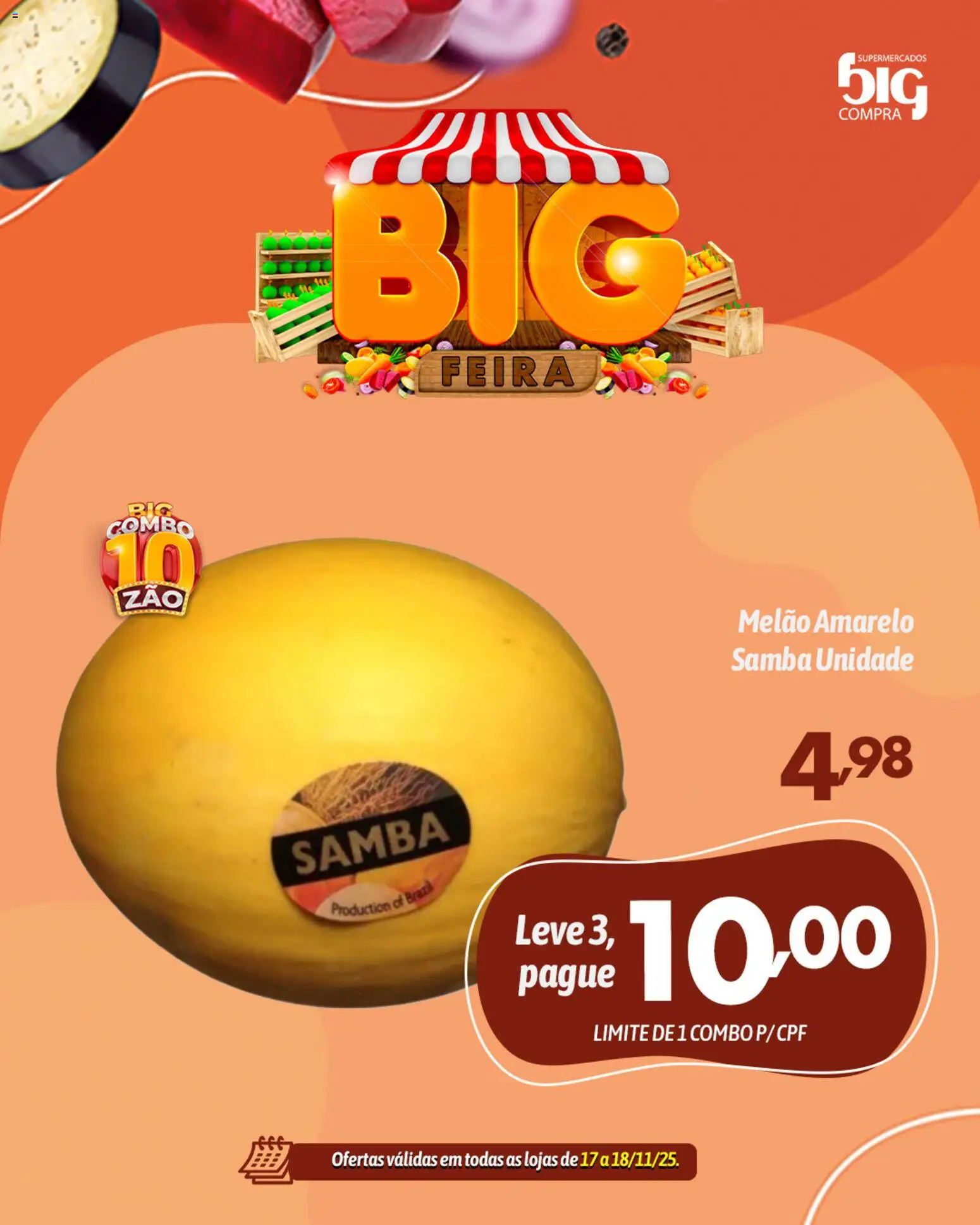 Big Compra Folheto - válido de 17.11.2025 | Página: 6 | Produtos: Melão