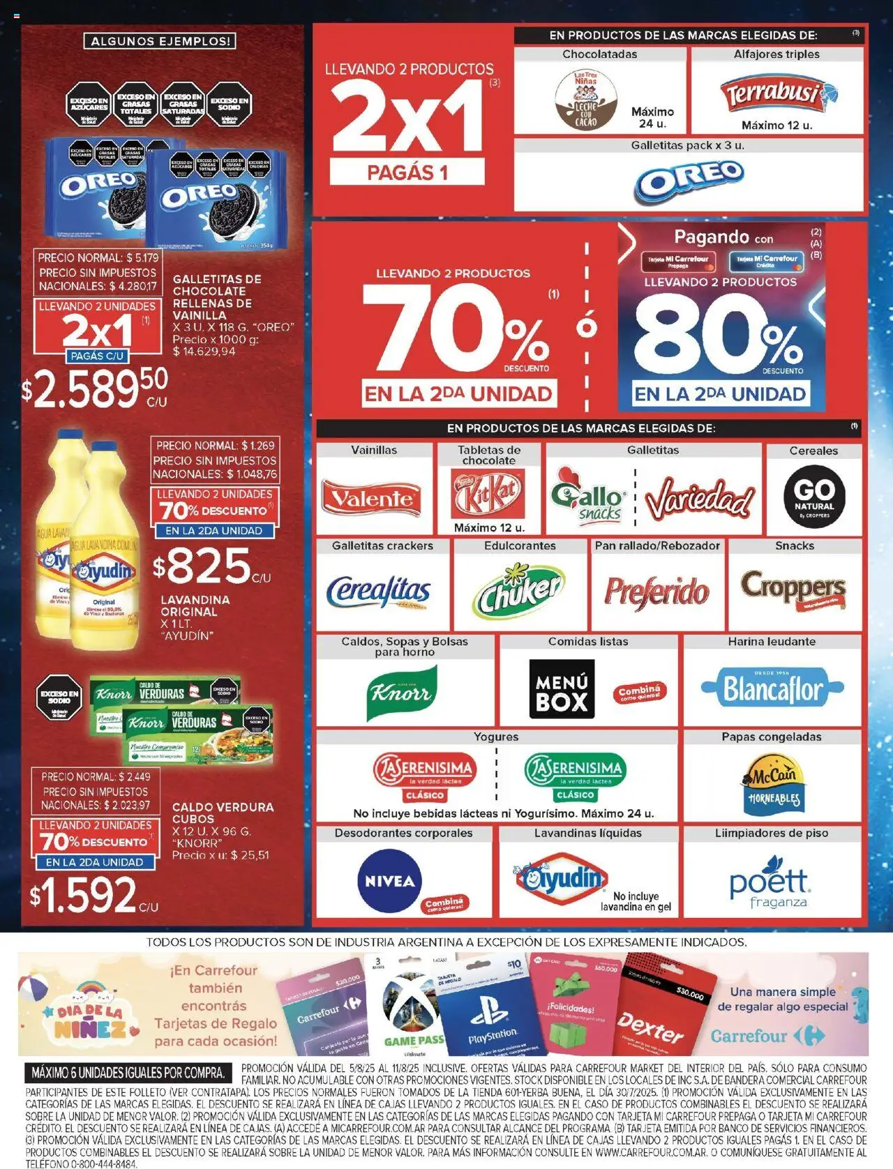 Carrefour Market catálogo - Corrientes │ válido desde el 05.08.2025 | Página: 2 | Productos: Banco, Sobre, Chocolate, Té