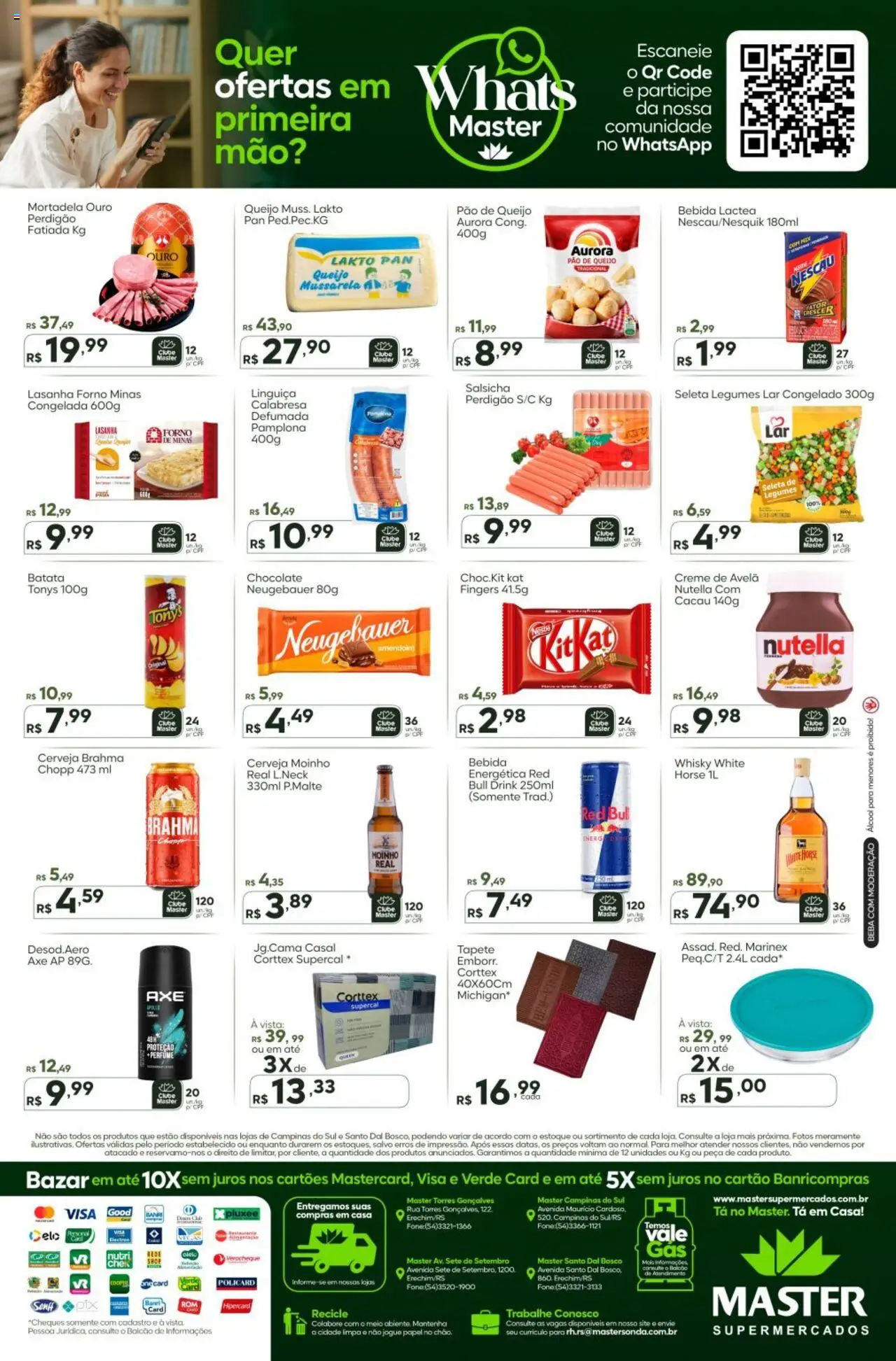 Master Folheto - válido de 15.09.2025 | Página: 2 | Produtos: Amendoim, Linguiça, Neugebauer, Pão de queijo