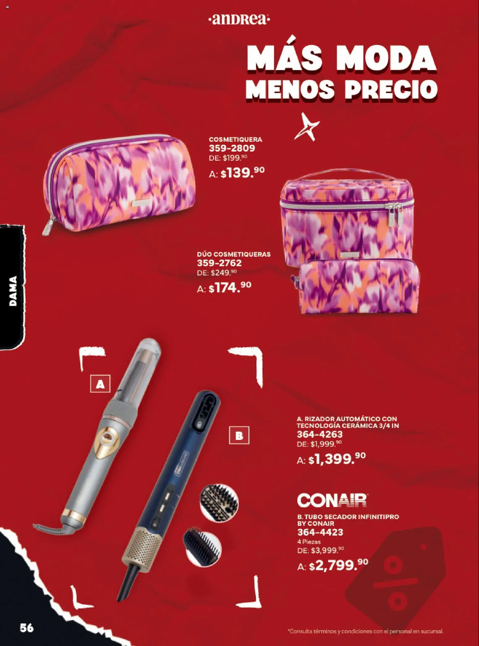 Nuevas ofertas de Andrea válidas en toda la República Mexicana desde el 02.11.2025. ¡Encuentra las mejores ofertas en Andrea Buen Fin ! | Página: 56 | Productos: Rizador