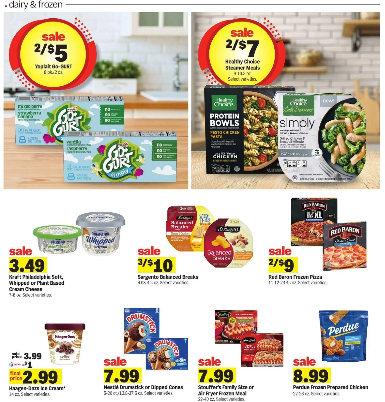 Meijer Weekly Ad - MI - valid from 29.04.2026 | Page: 15 | Products: Broccoli, Kale, Pizza, Cream
