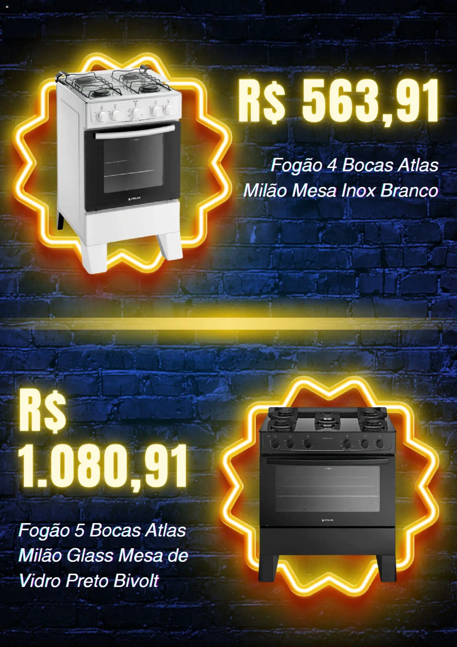 Gbarbosa Folheto - válido de 03.11.2025 | Página: 4 | Produtos: Fogão, Mesa, Fogão 5 bocas