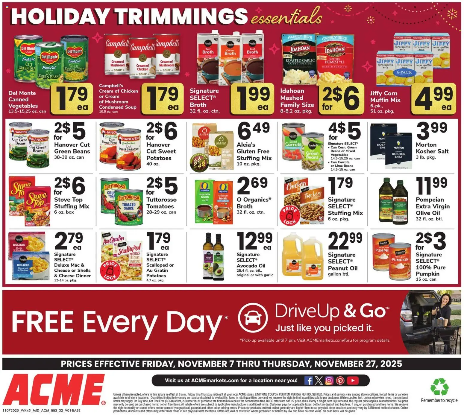 Acme Big Book of Savings - valid from 07.11.2025 | Page: 32 | Products: Box, Beef, Vegetables, Pumpkin