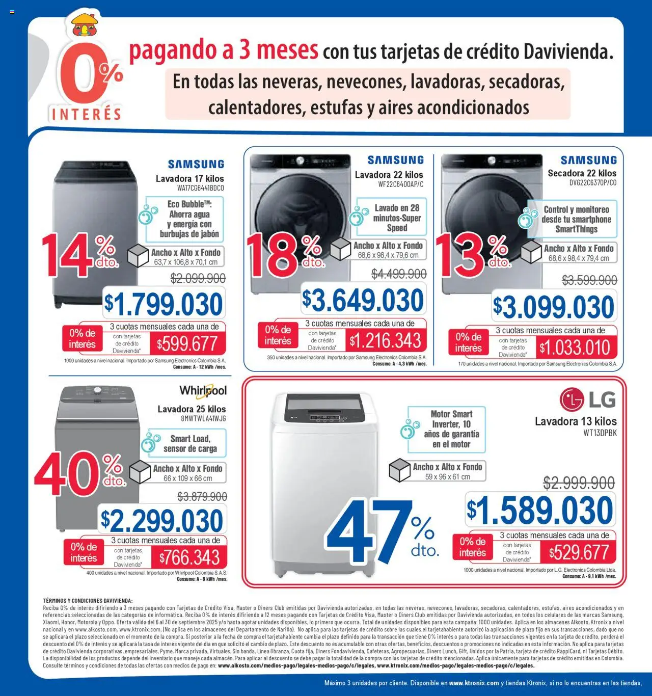 Ktronix revista - valida desde el 06.09.2025 | Página: 2 | Productos: Smartphone, Secadora, Sobre, Jabón