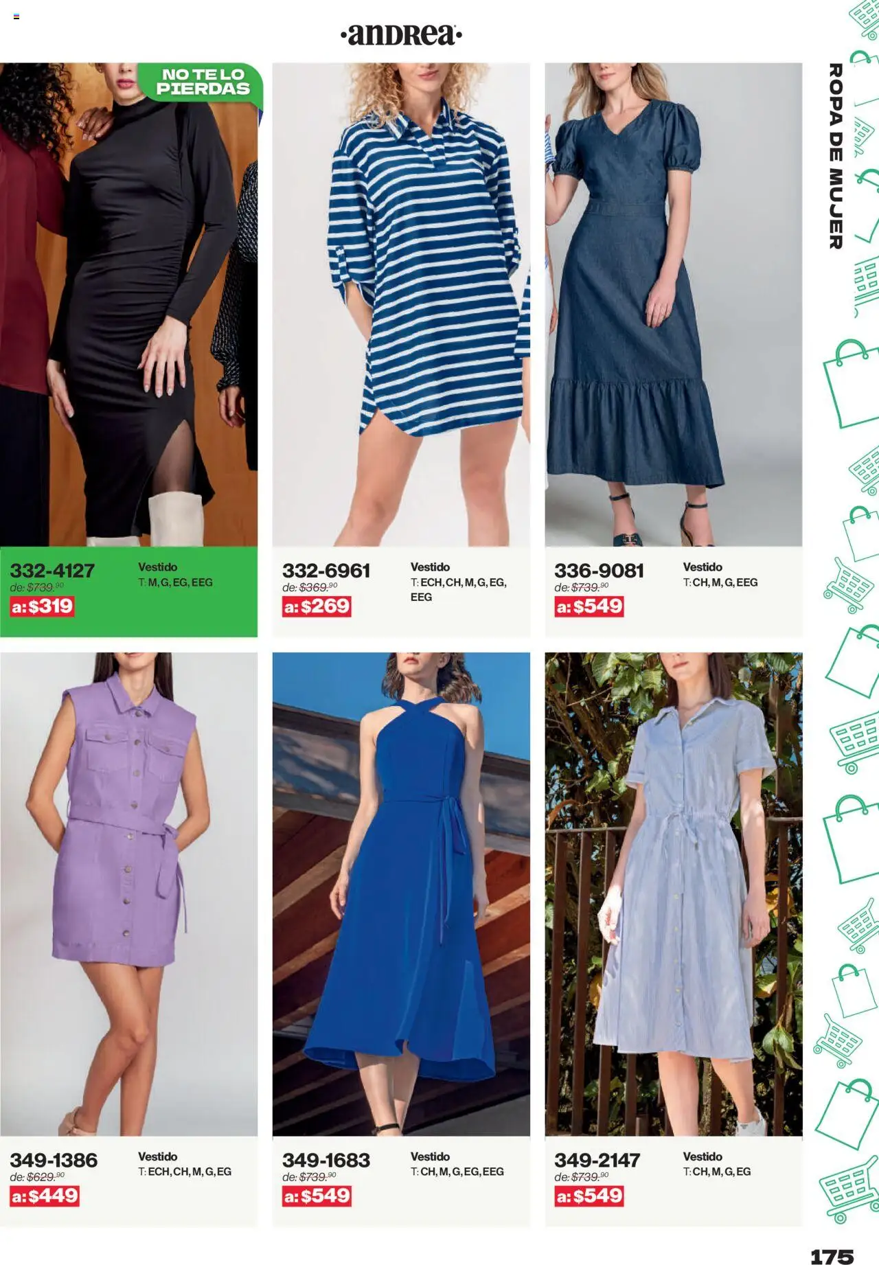 Nuevas ofertas de Andrea válidas en toda la República Mexicana desde el 10.08.2025. ¡Encuentra las mejores ofertas en Andrea - Catálogo Outlet! | Página: 175 | Productos: Ropa, Vestido, Té