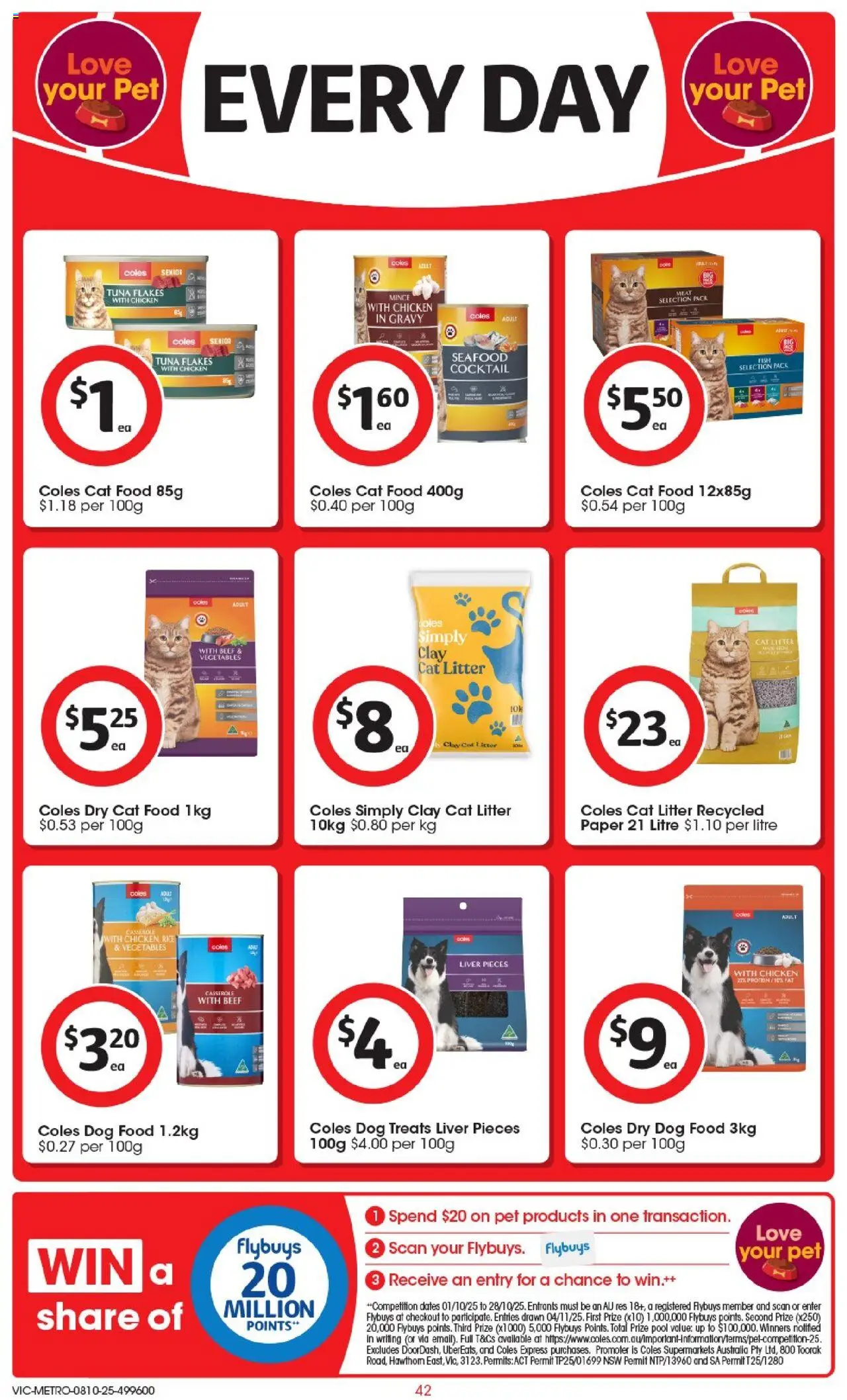 Coles catalogue - valid from 08.10.2025 | Page: 42 | Products: Cot, Beef, Vegetables, Seafood