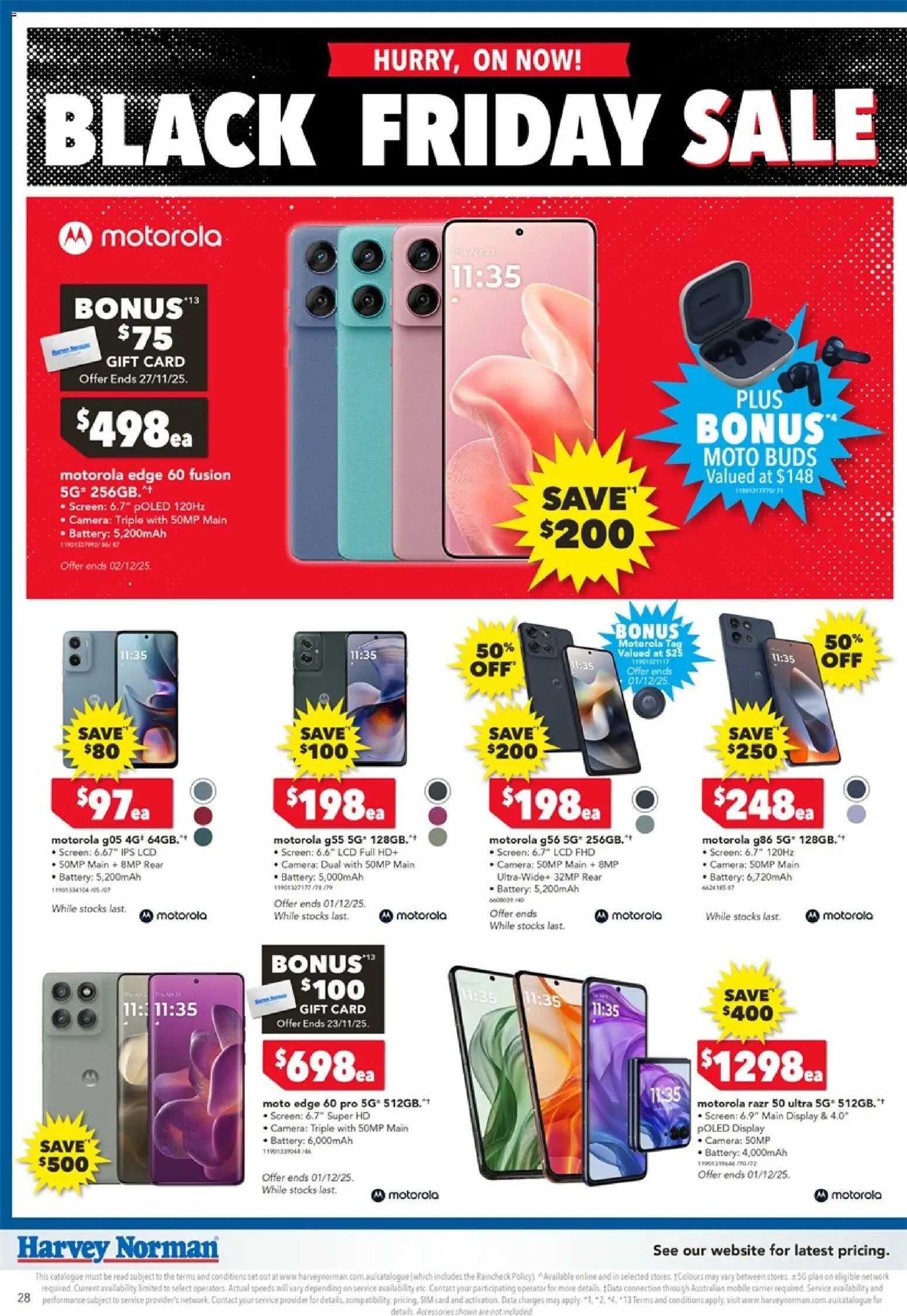 Harvey Norman catalogue - valid from 20.11.2025 | Page: 28 | Products: Battery, Camera, Screen, Mobile