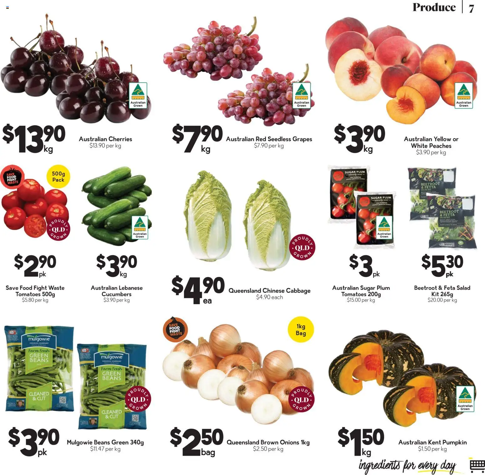 Drakes catalogue - valid from 07.01.2026 | Page: 7 | Products: Cherries, Cucumbers, Sugar, Cabbage