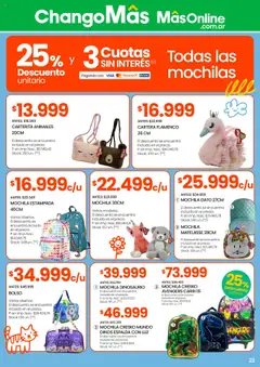 Changomas Día de la Niñez │ válido desde el 01.08.2025 | Página: 23 | Productos: Cartera, Bolso, Mochila