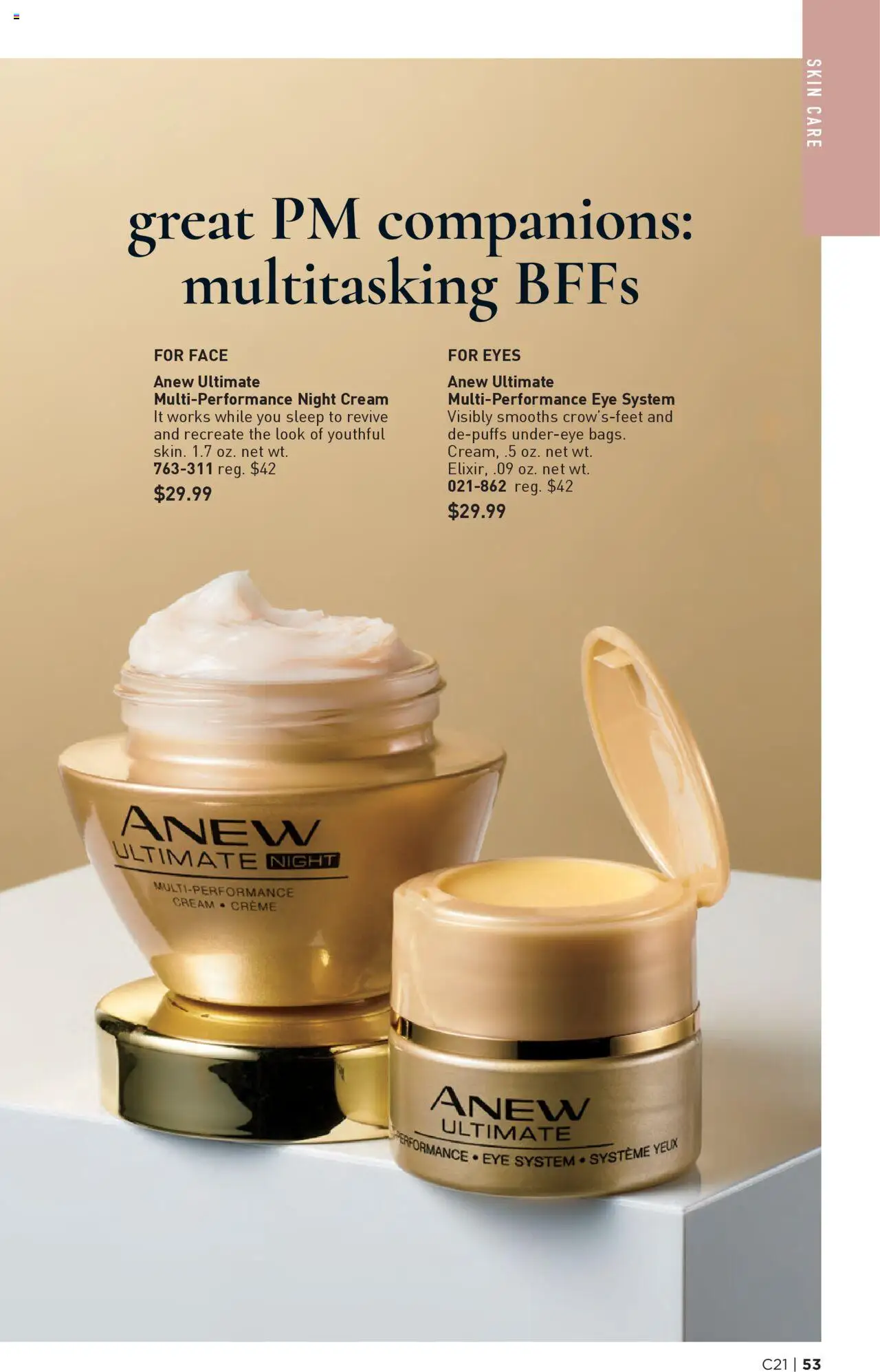 Avon Brochure - valid from 08.10.2025 | Page: 53 | Products: Night Cream, Cream