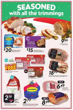 Preview of Sobeys flyer - AB from shop Sobeys valid from 04.12.2025 | Page: 19 | Products: Turkey, Ham