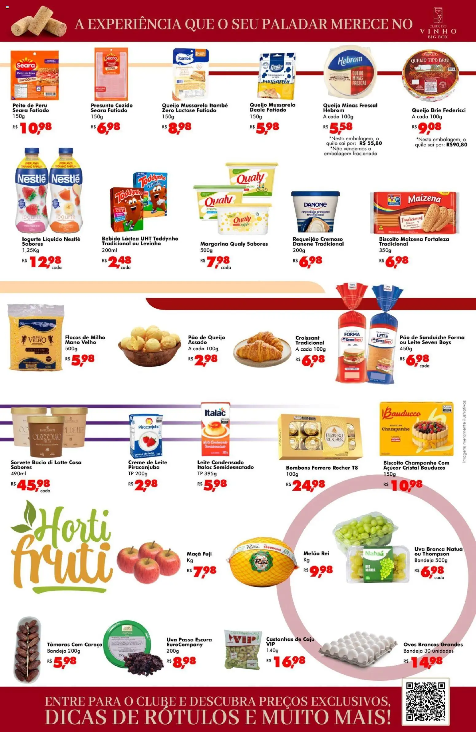 Big Box Folheto - válido de 12.12.2025 | Página: 3 | Produtos: Melão, Ovos, Bebida, Leite condensado