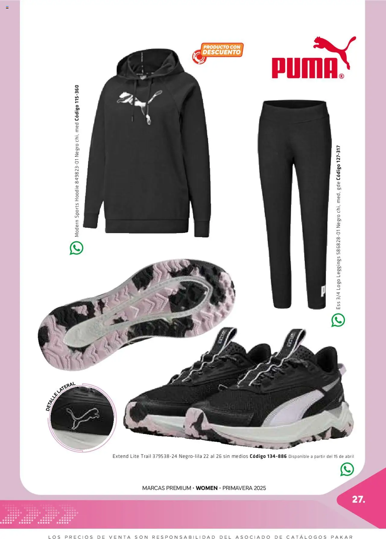 Nuevas ofertas de SC Pakar válidas en toda la República Mexicana desde el 06.03.2025. ¡Encuentra las mejores ofertas en SC Pakar catálogo Women! | Página: 27 | Productos: Leggings