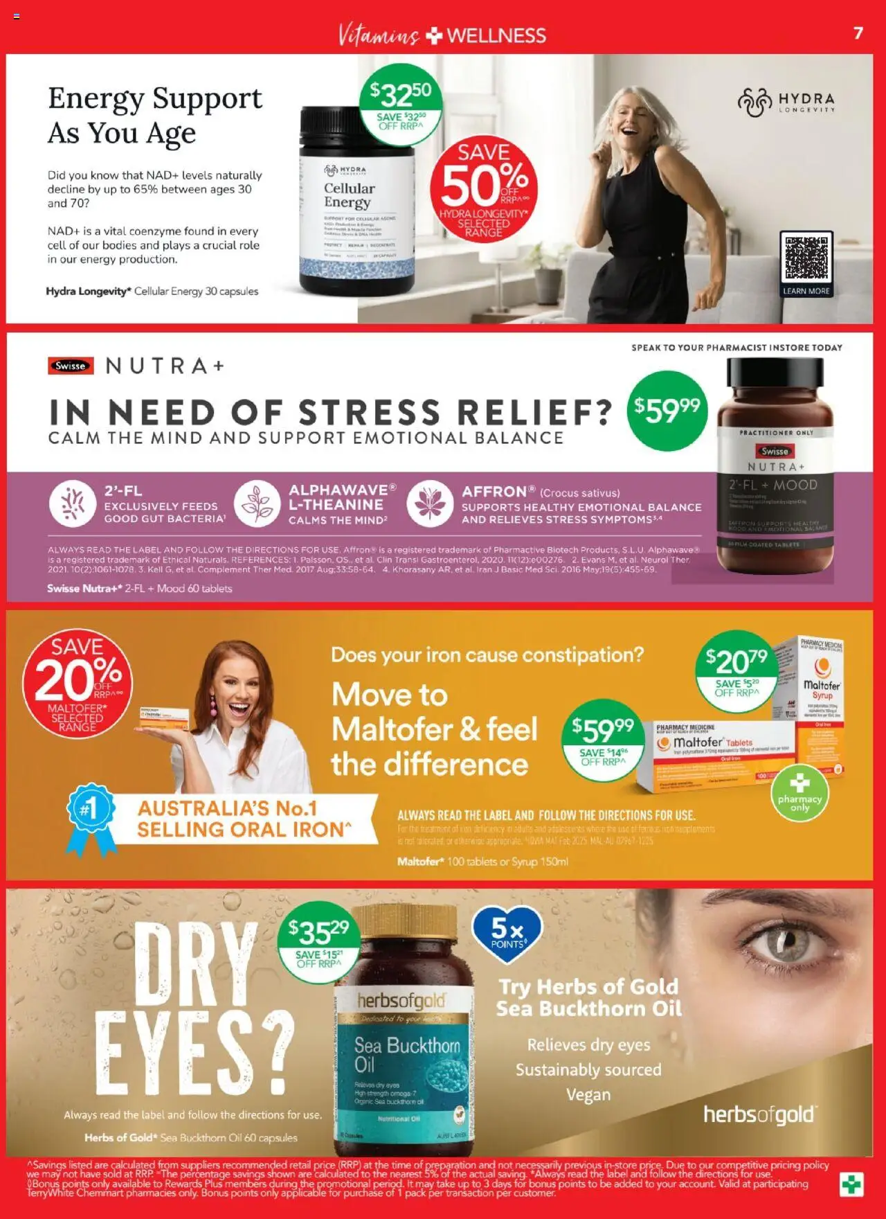 Terry White catalogue - valid from 21.08.2025 | Page: 11 | Products: Oil, Iron, Treatment, Tablets