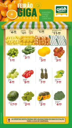 GIGA Atacado ofertas Feirão - Pré-Visualização do folheto da loja GIGA Atacado, válido de 03.03.2026