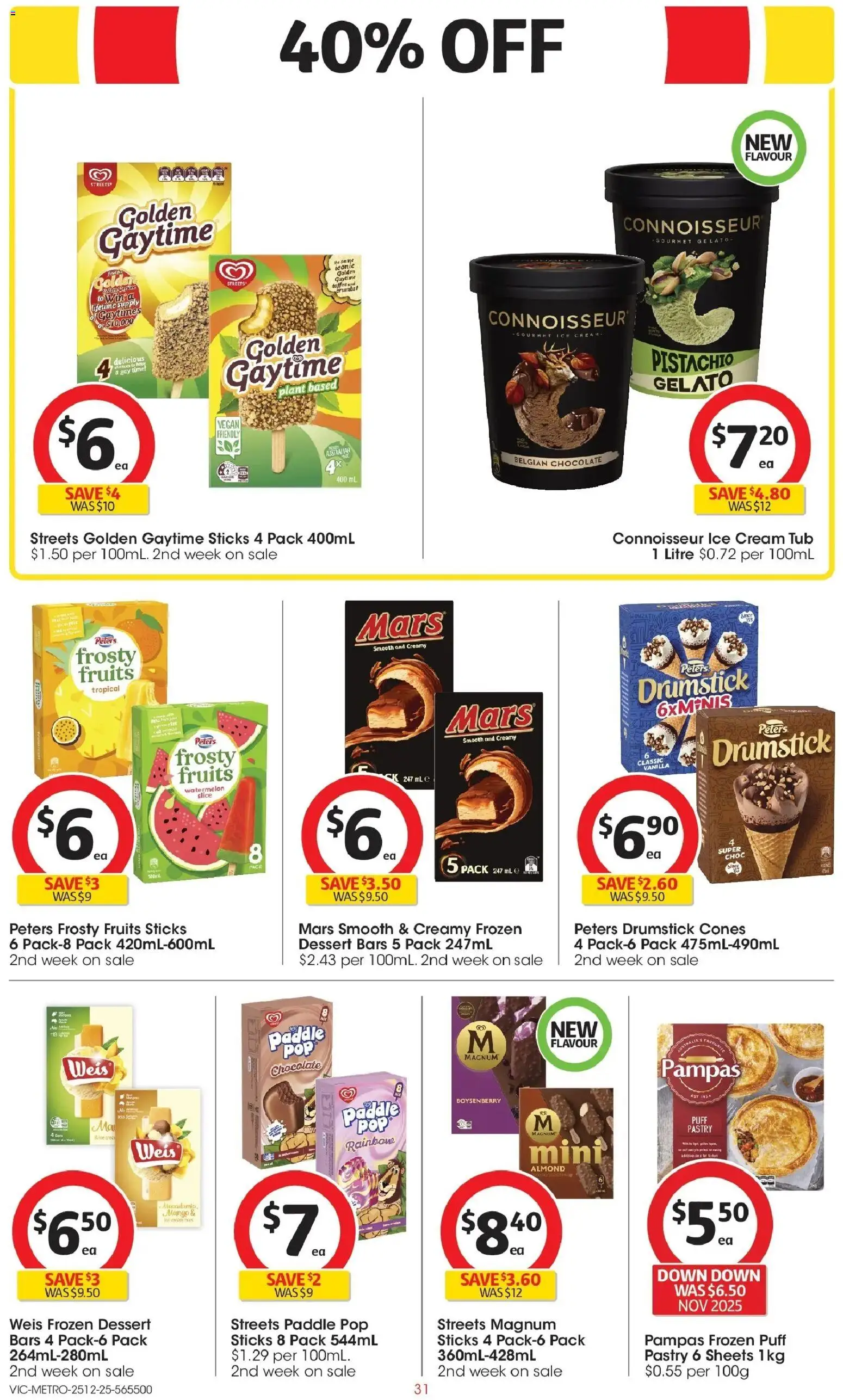 Coles catalogue - valid from 25.12.2025 | Page: 31 | Products: Plant, Chocolate, Pastry, Ice cream