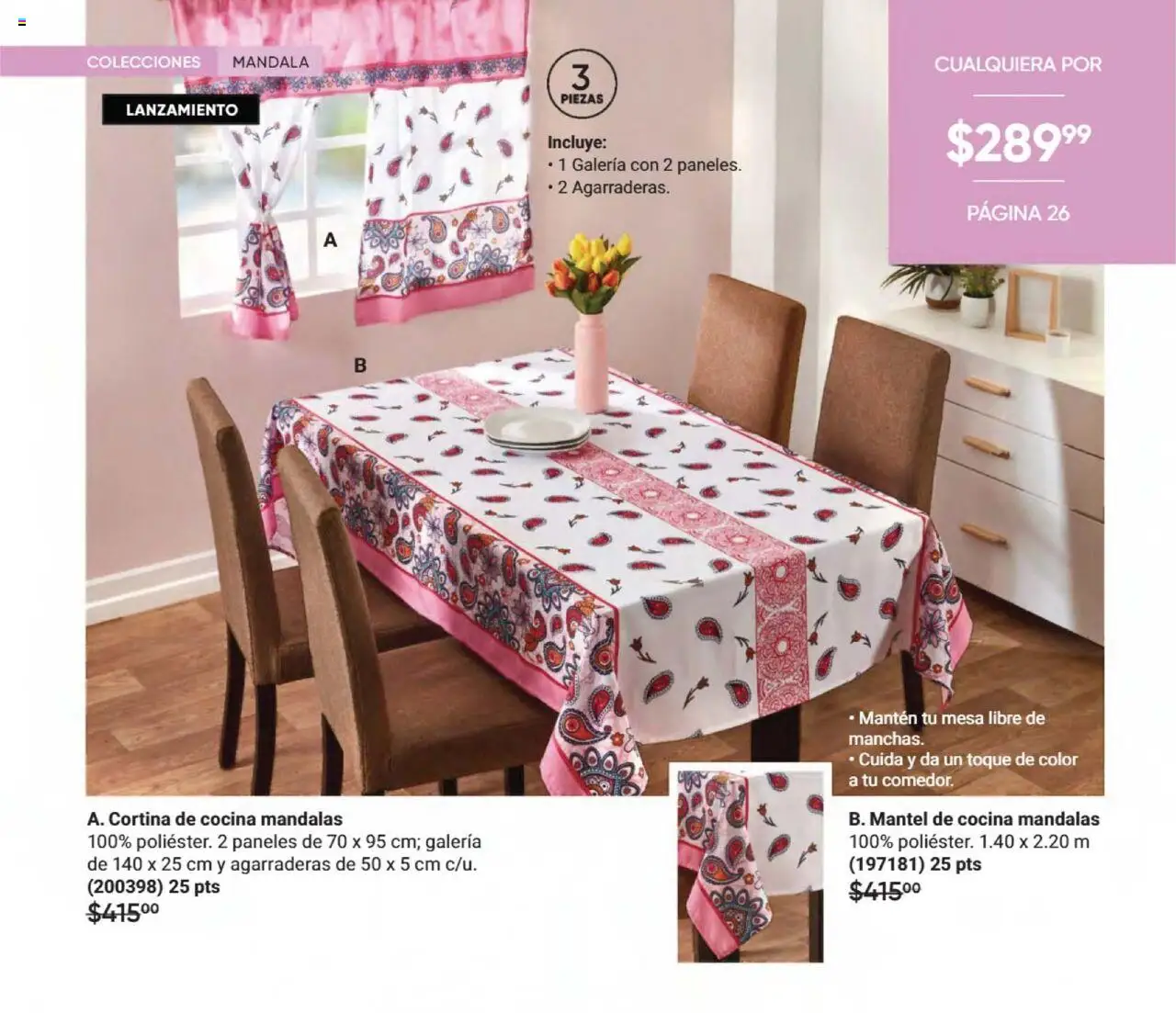 Nuevas ofertas de AVON válidas en toda la República Mexicana desde el 09.08.2025. ¡Encuentra las mejores ofertas en AVON - Casa & Estilo 13 2025! | Página: 28 | Productos: Mantel, Cocina, Mesa