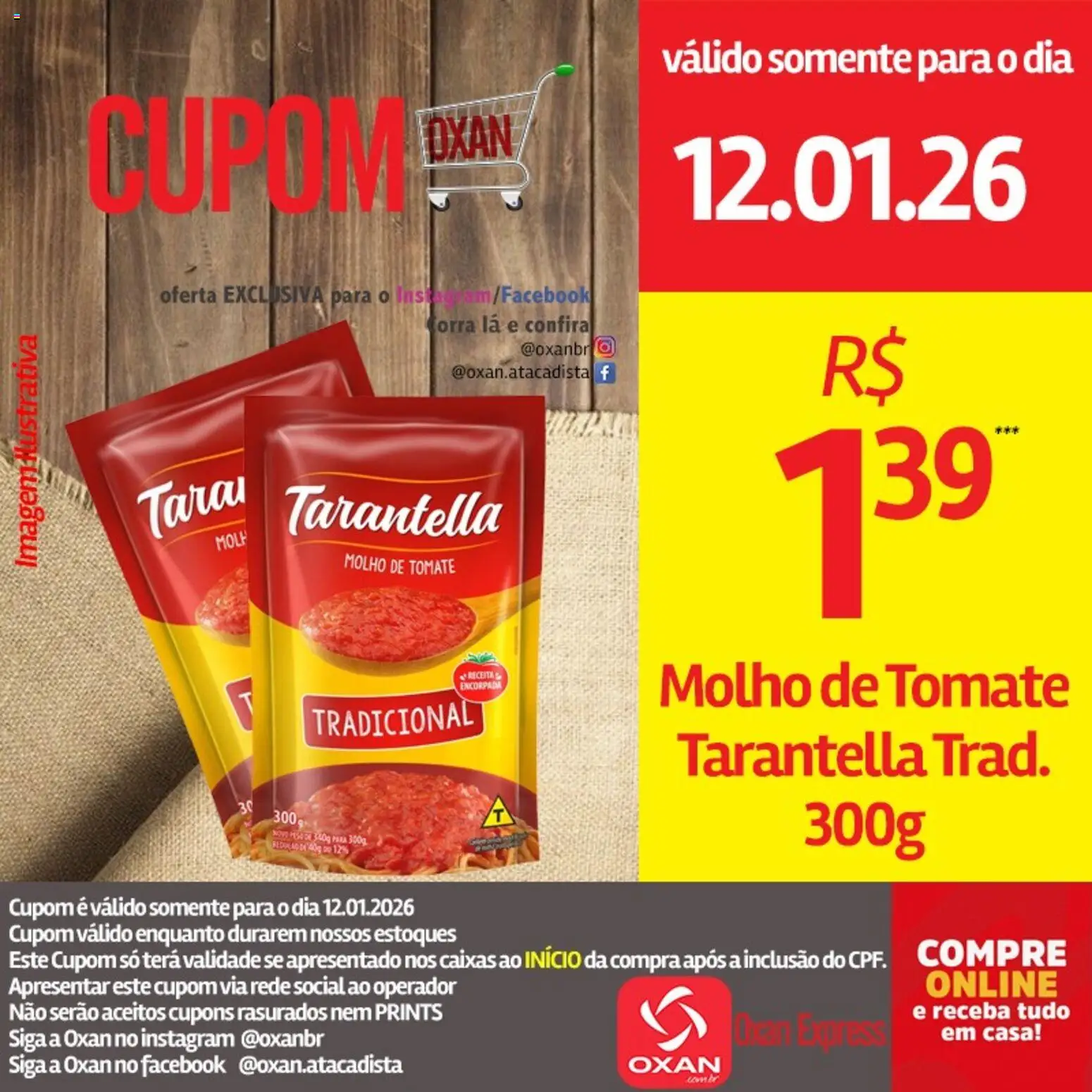 Oxan Atacadista Folheto - válido de 12.01.2026 | Página: 4 | Produtos: Molho de tomate