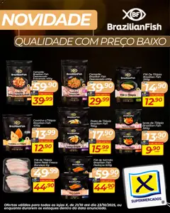X Supermercados - Ofertas BrazilianFish - Pré-Visualização do folheto da loja X Supermercados, válido de 21.10.2025