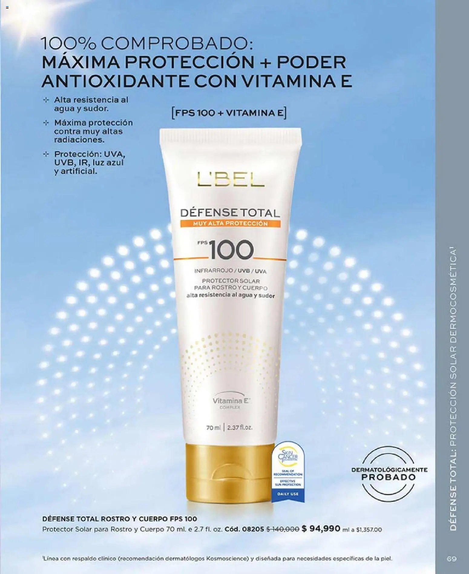 L'Bel revista - valida desde el 01.04.2026 | Página: 73 | Productos: Agua, Uva, Protector solar