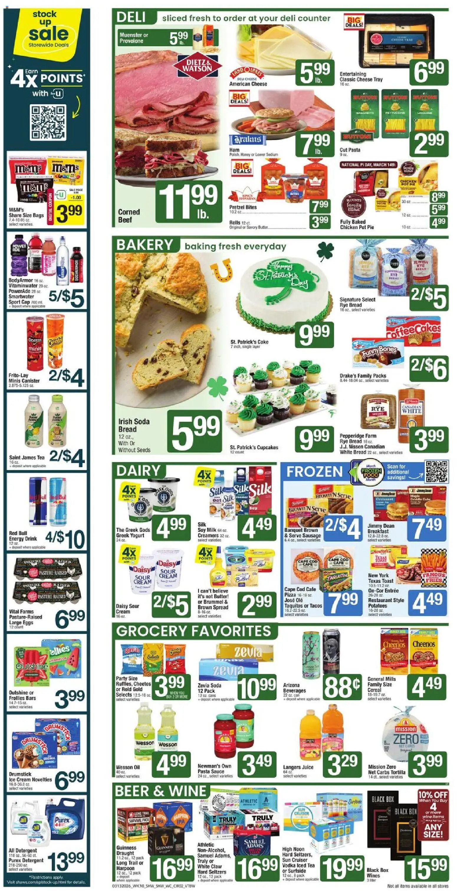 Shaw's Weekly Ad - VT - valid from 13.03.2026 | Page: 2 | Products: Wc, Juice, Beer, Cap