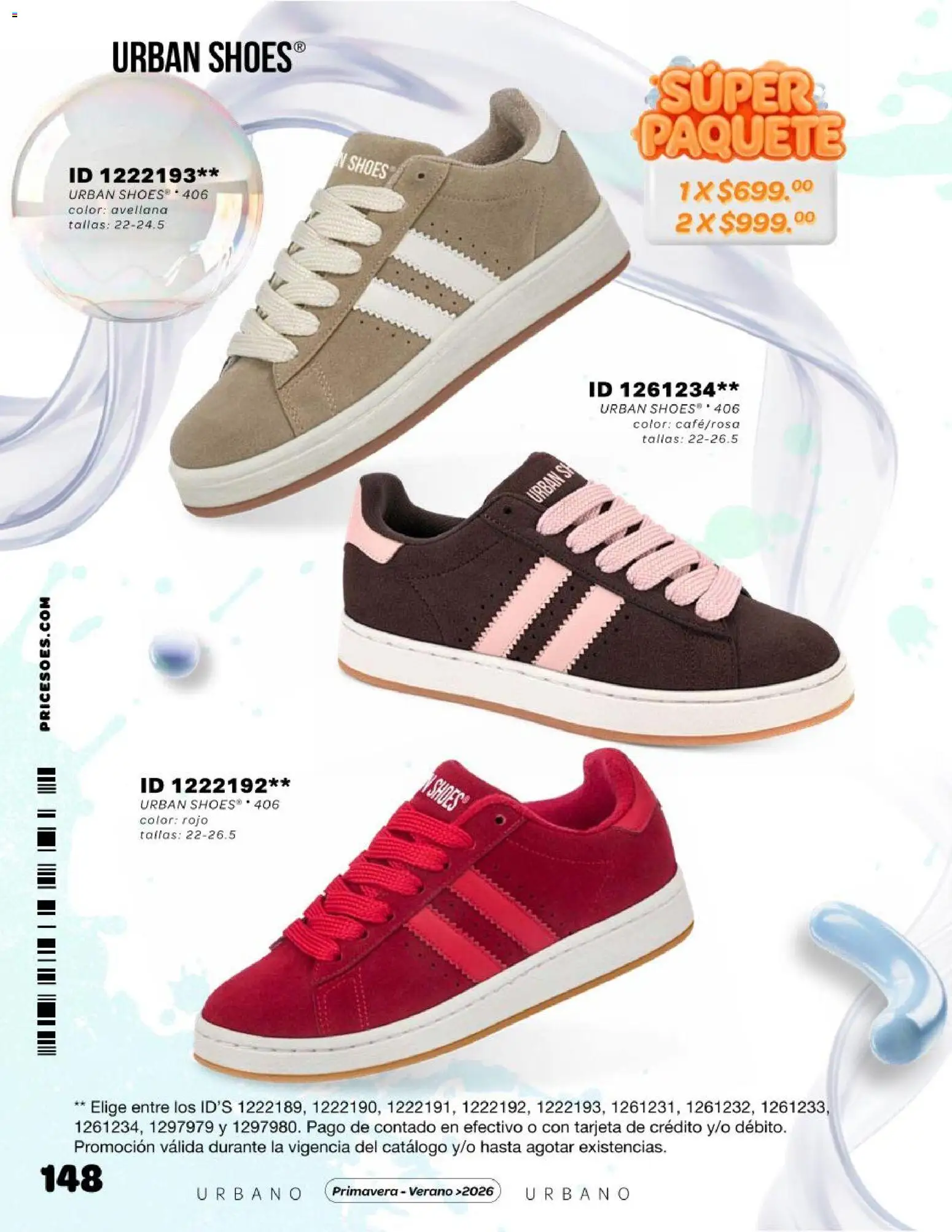 Nuevas ofertas de Price Shoes válidas en toda la República Mexicana desde el 15.02.2026. ¡Encuentra las mejores ofertas en Price Shoes catálogo Urbano! | Página: 148