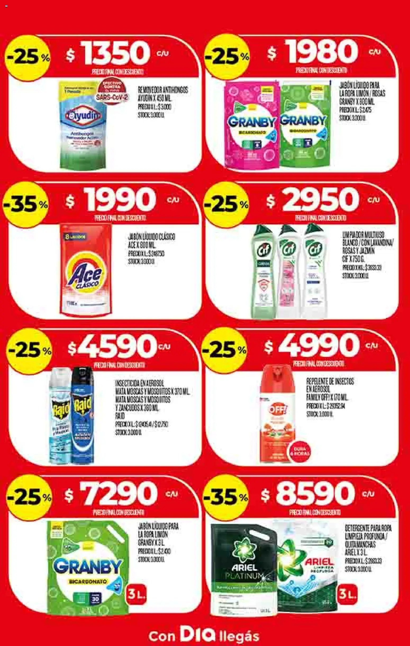Supermercado DIA Ofertas │ válido desde el 21.01.2026 | Página: 20 | Productos: Jabón líquido, Detergente, Limón, Ropa
