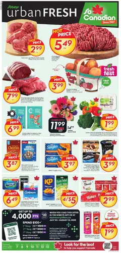 Preview of Sobeys - Weekly Flyer - Urban Fresh from shop Sobeys valid from 07.08.2025