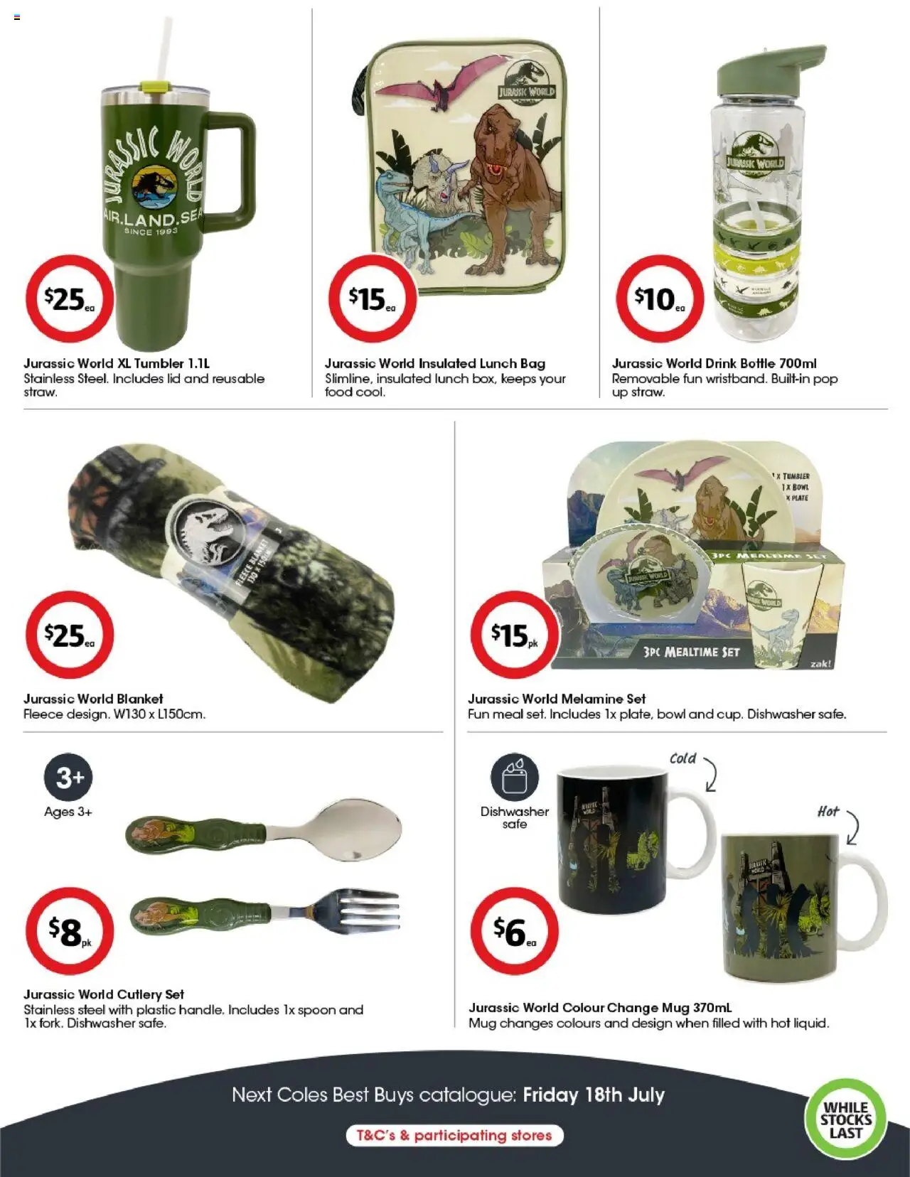 Coles catalogue - valid from 04.07.2025 | Page: 9 | Products: Bag, Safe, Dishwasher, Blanket