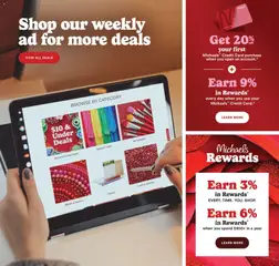 Preview of Michaels weekly ads valid from 07.12.2025 | Page: 10 | Products: Canvas