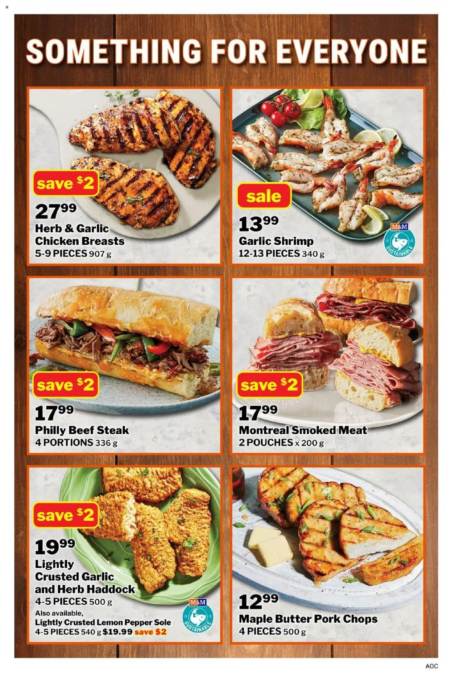 M&M Food Market flyer valid from 23.04.2026 | Page: 6 | Products: Chicken breasts, Butter, Chicken, Pork