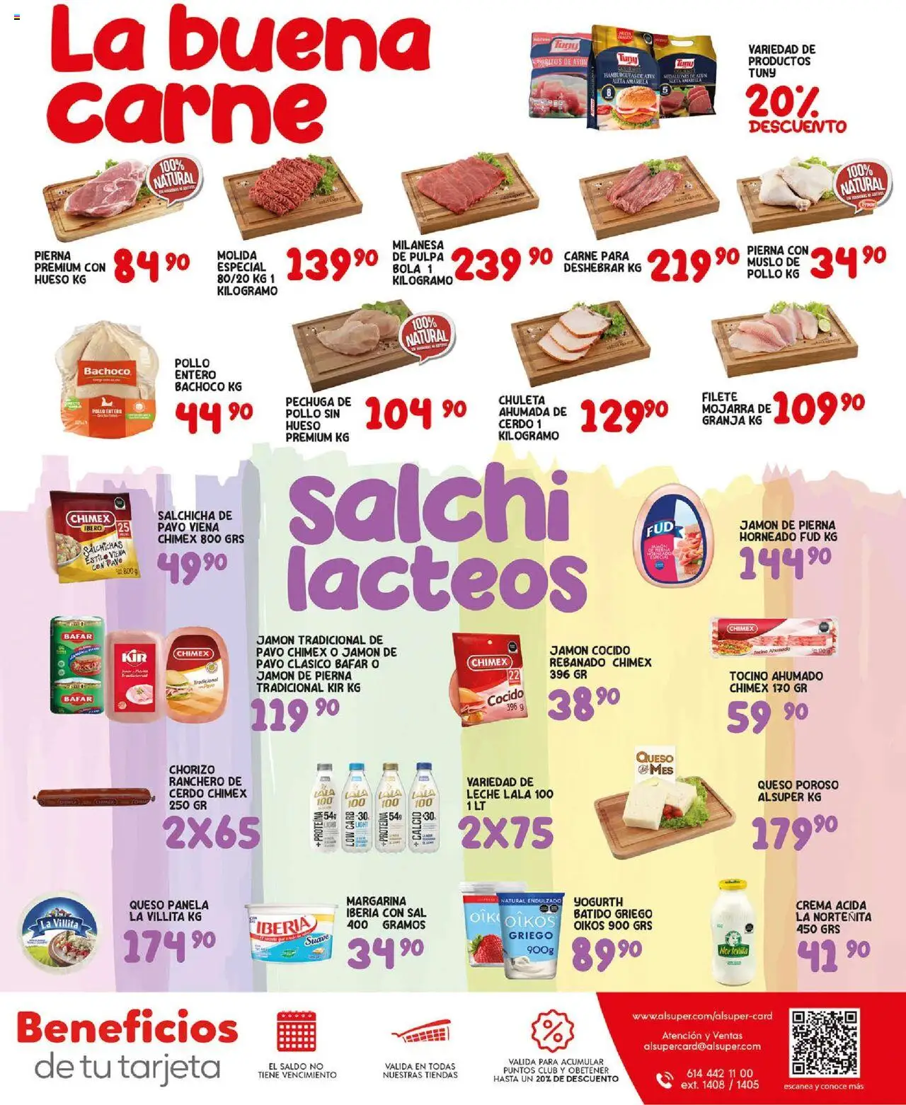 Nuevas ofertas de Alsuper válidas en toda la República Mexicana desde el 19.08.2025. ¡Encuentra las mejores ofertas en Alsuper - Folleto - Saltillo! | Página: 7 | Productos: Pollo, Leche, Jamón, Margarina