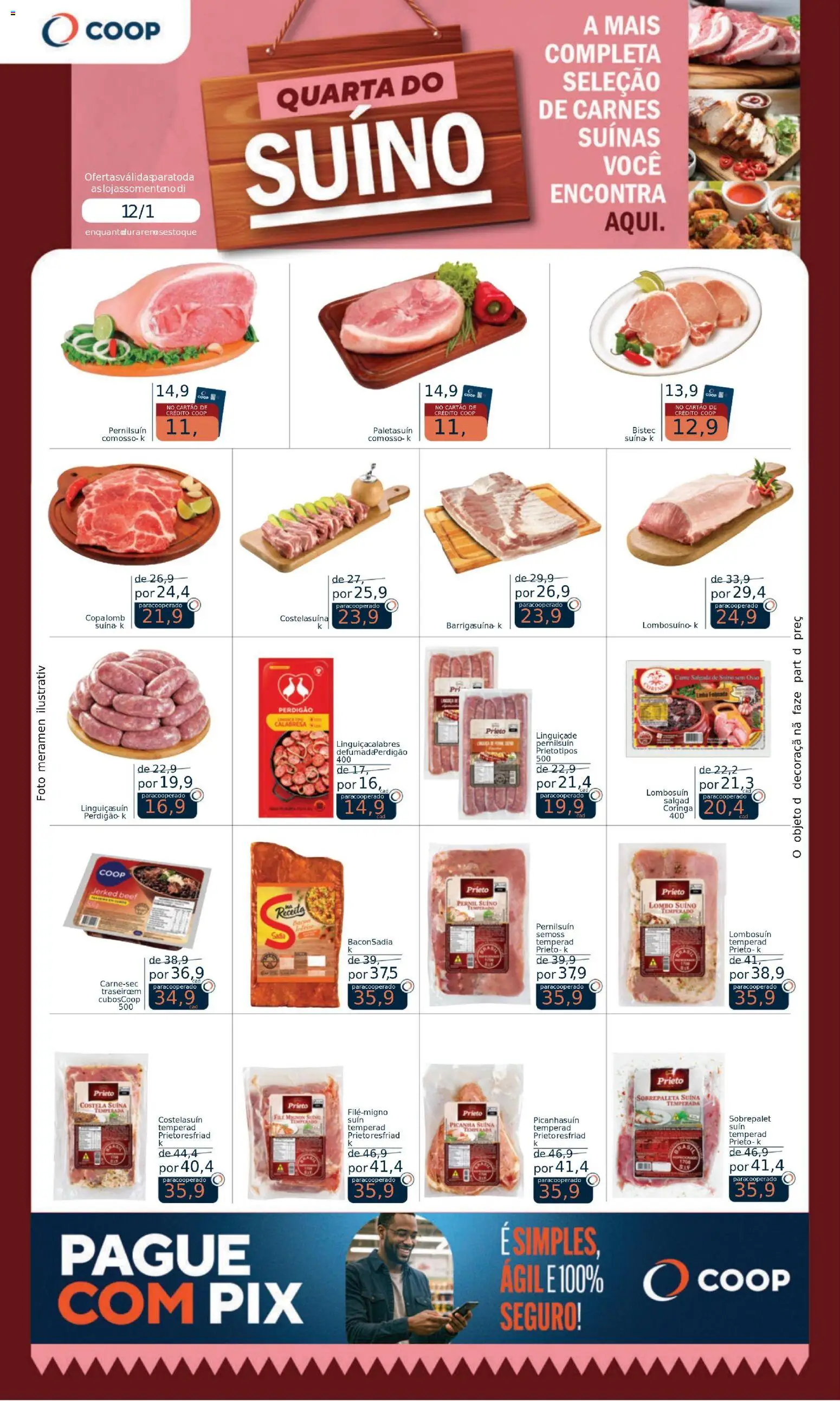 Coop Folheto - válido de 12.11.2025 | Página: 1 | Produtos: Chia, Filé mignon, Picanha, Lombo