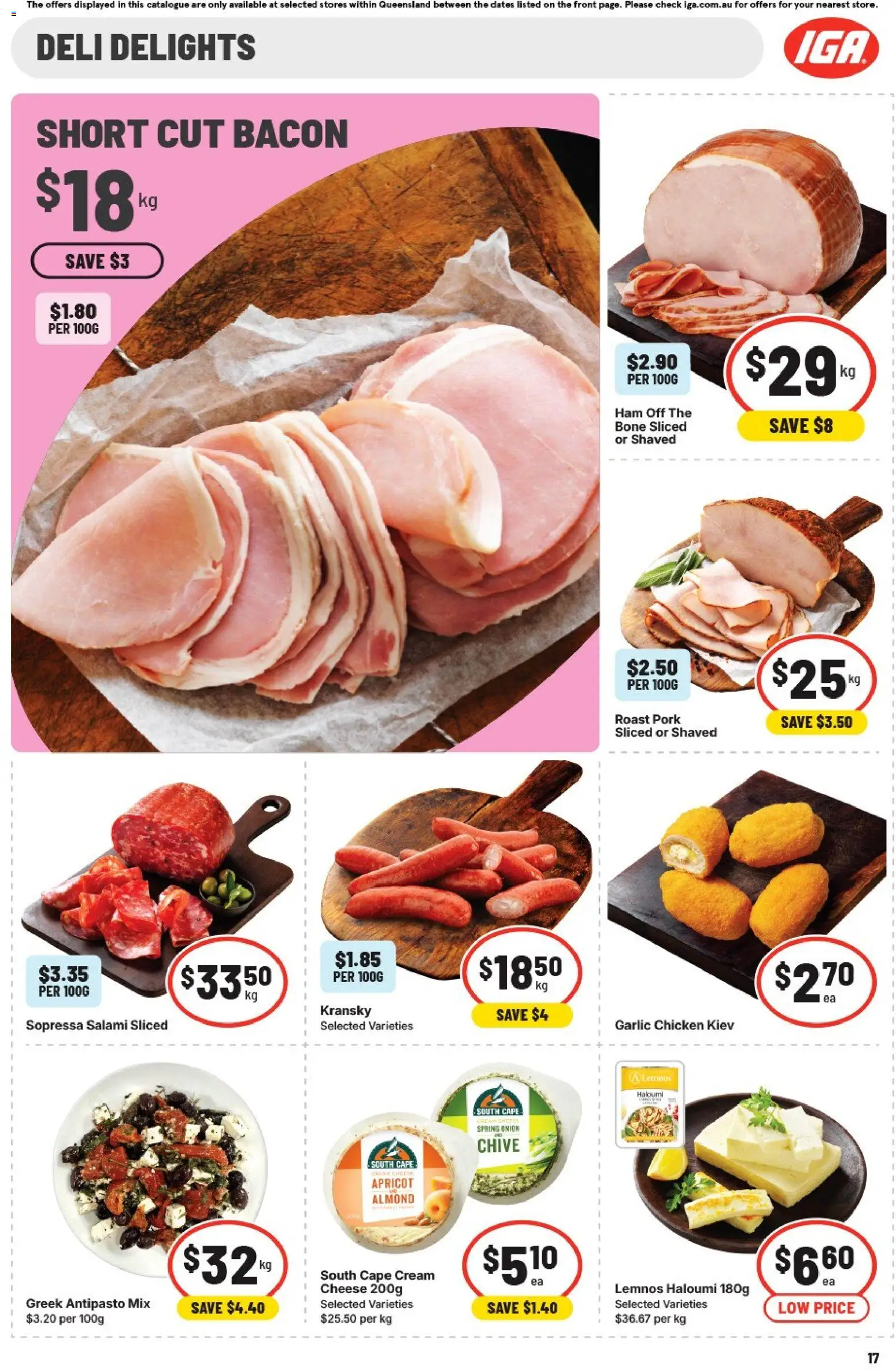 IGA catalogue - valid from 04.03.2026 | Page: 20 | Products: Salami, Ham, Pork, Cream