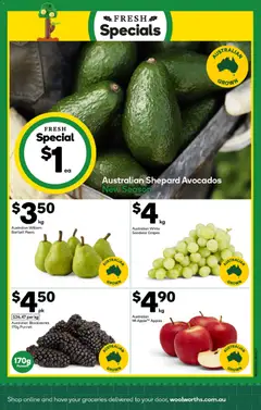 Preview of Woolworths catalogue  - valid from 04.03.2026 | Page: 13 | Products: Apples, Grapes