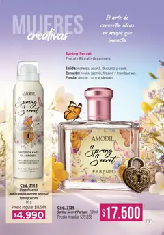 Vista previa Catálogo Amodil Campaña 4 válido desde el 01.03.2026 | Página: 9 | Productos: Durazno, Desodorante, Antitranspirante