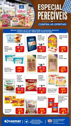 Semar Supermercado ofertas Especial Perecíveis - Pré-Visualização do folheto da loja Semar Supermercado, válido de 07.04.2026