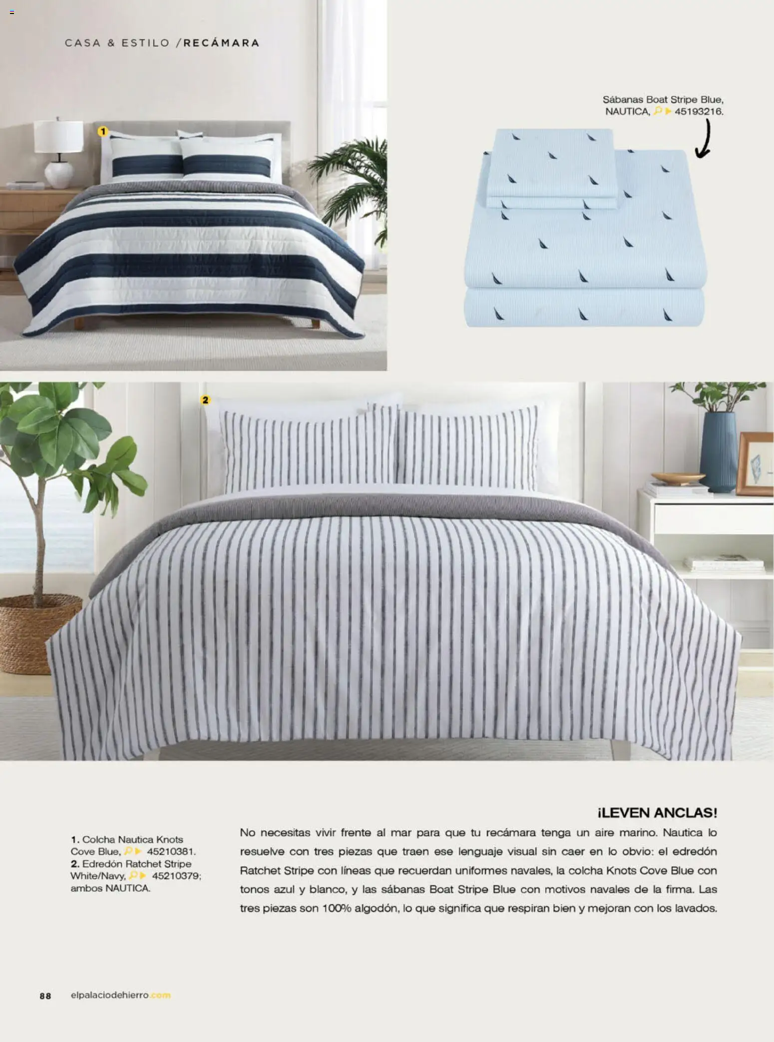 Nuevas ofertas de Palacio De Hierro válidas en toda la República Mexicana desde el 01.03.2026. ¡Encuentra las mejores ofertas en Palacio De Hierro catálogo! | Página: 90 | Productos: Sabanas