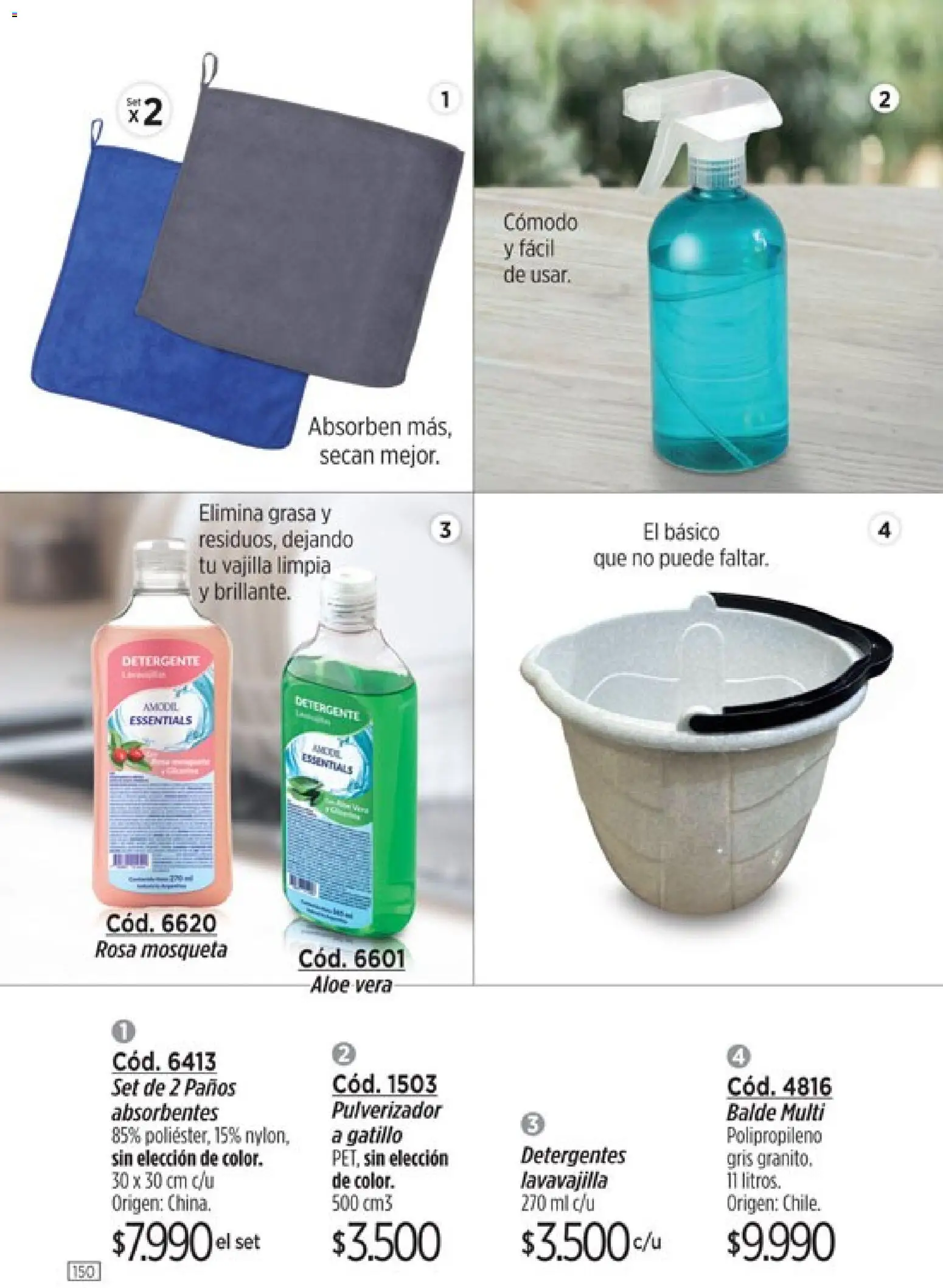 Catálogo Amodil Campaña 4 │ válido desde el 01.03.2026 | Página: 150 | Productos: Pulverizador, Detergente