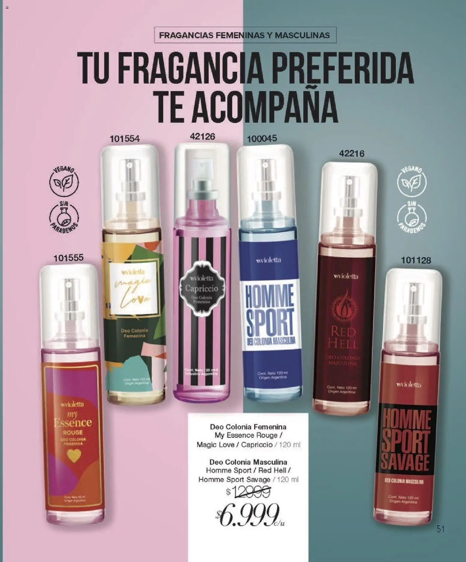 Violetta - Violetta Cosméticos │ válido desde el 05.02.2026 | Página: 51 | Productos: Fragancia, Té