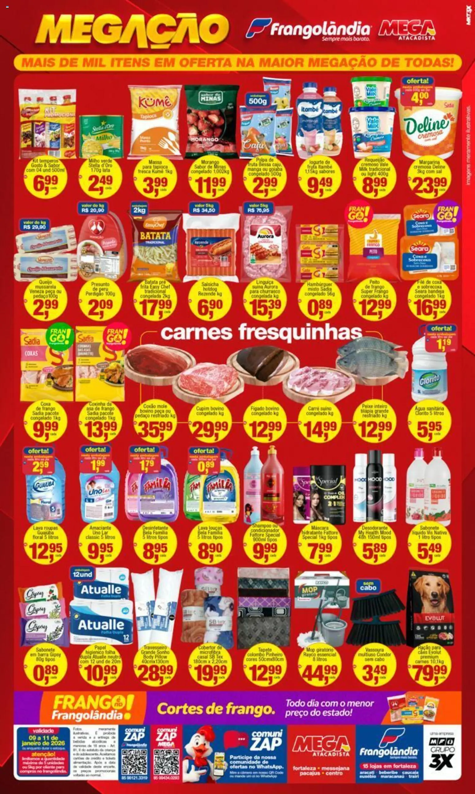 Frangolândia Folheto - válido de 09.01.2026 | Página: 2 | Produtos: Condicionador, Cobertor, Body, Amaciante
