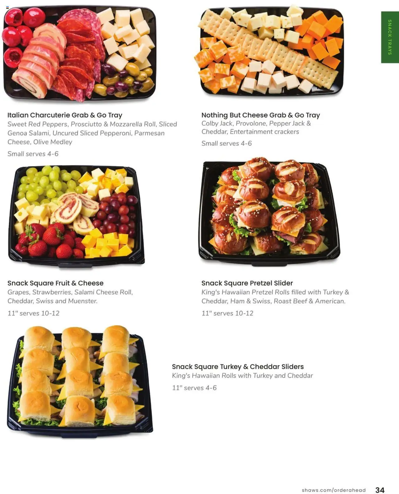 Shaw's Entertaining Guide - valid from 01.01.2025 | Page: 35 | Products: Cheese, Salami, Ham, Pepper