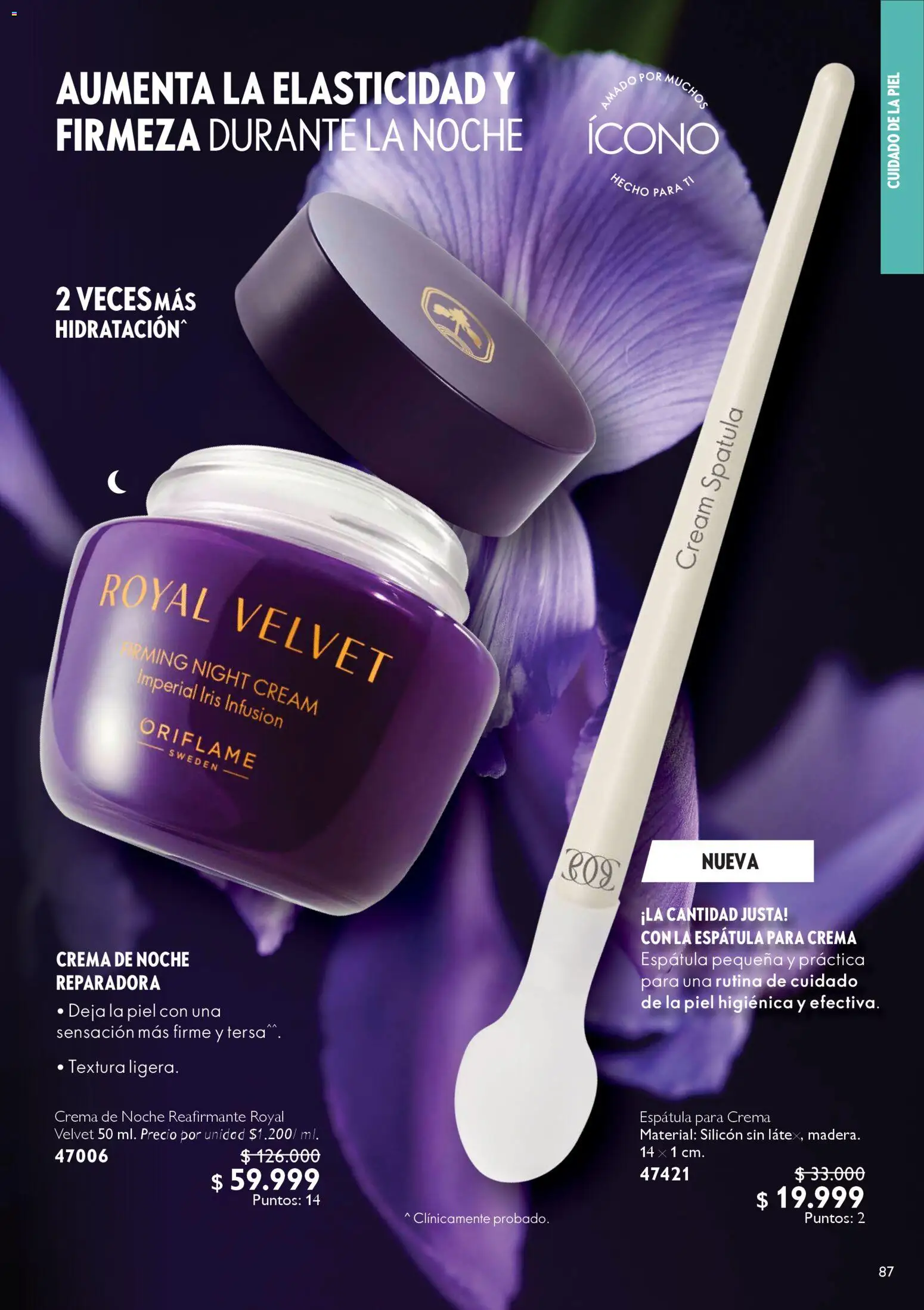 Oriflame revista - valida desde el 24.01.2026 | Página: 87 | Productos: Espatula, Crema