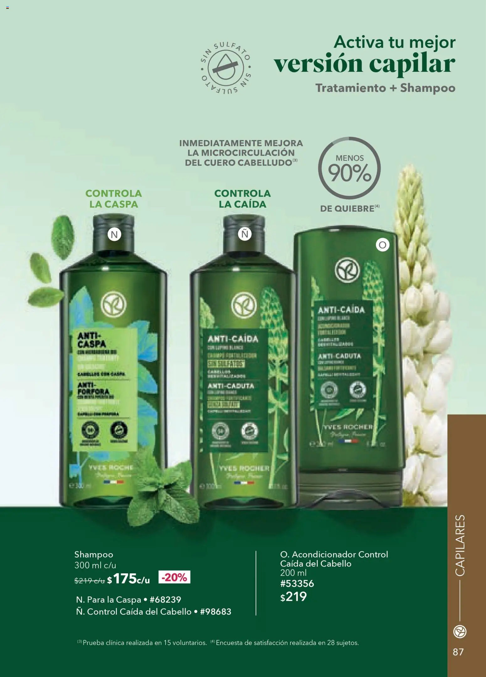 Nuevas ofertas de Yves Rocher válidas en toda la República Mexicana desde el 30.12.2025. ¡Encuentra las mejores ofertas en Yves Rocher campaña 1 2026! | Página: 89 | Productos: Acondicionador