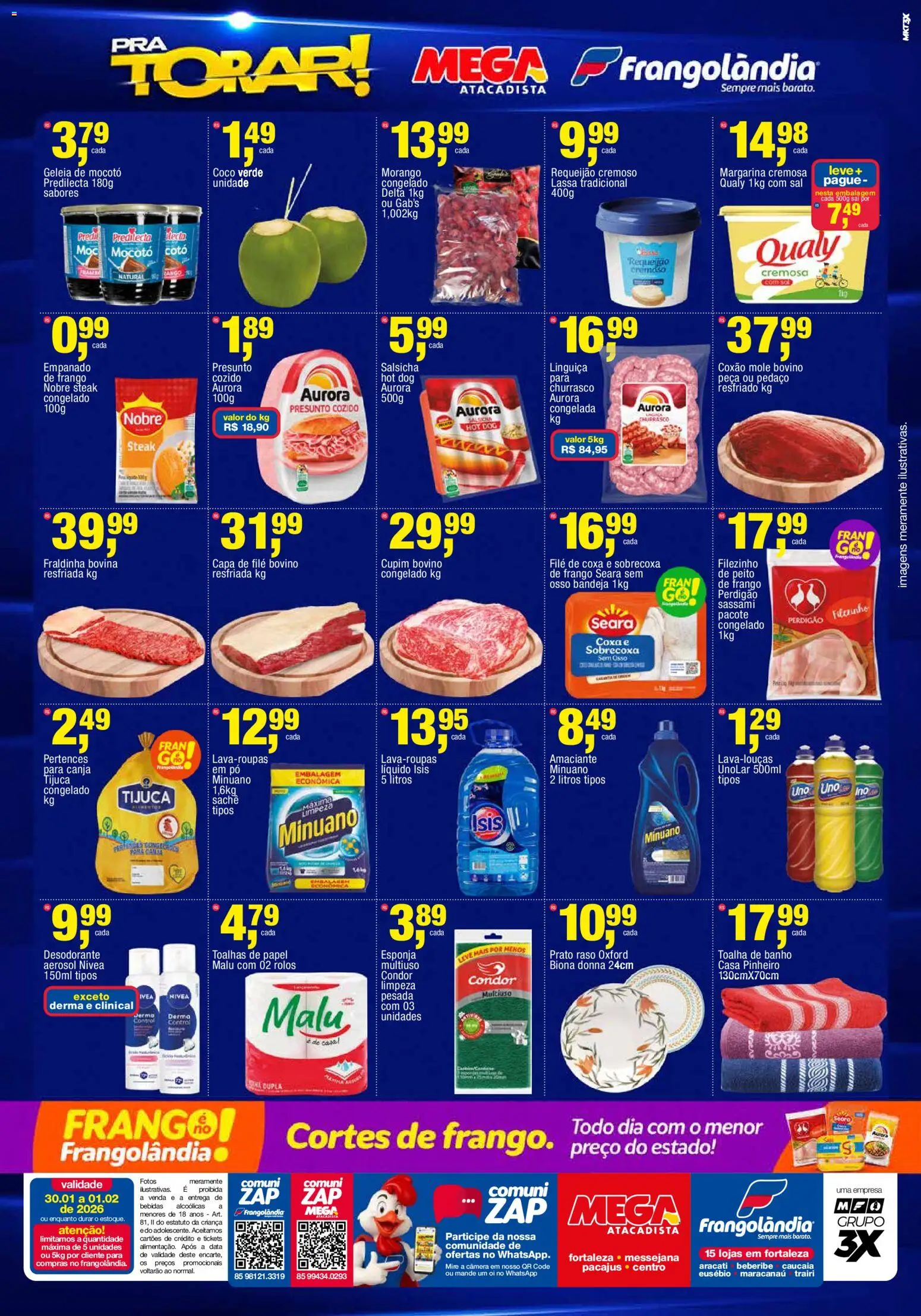 Frangolândia Folheto - válido de 30.01.2026 | Página: 2 | Produtos: Pó, Frango, Câmera, Margarina